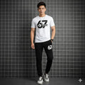 2 Pcs Men's Dri Fit Printed Track Suit