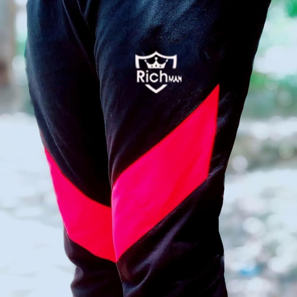Men’s Printed Sports Track Suit – Polyester Slim Fit | 6 Sizes
