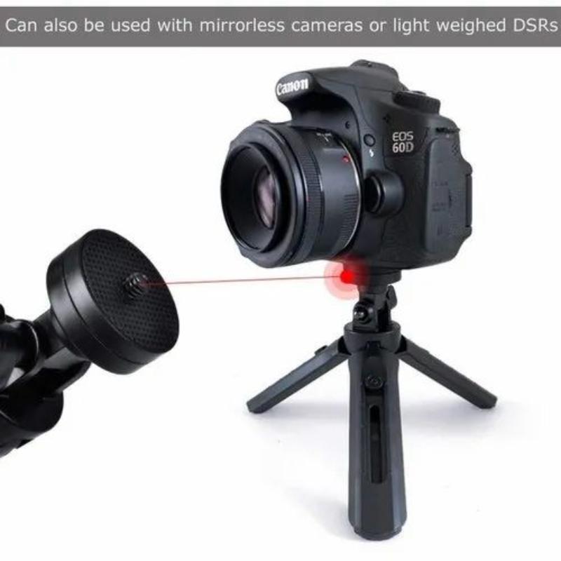 Mobile Phone Stand Black Adjustable Tripod for Outdoor Use