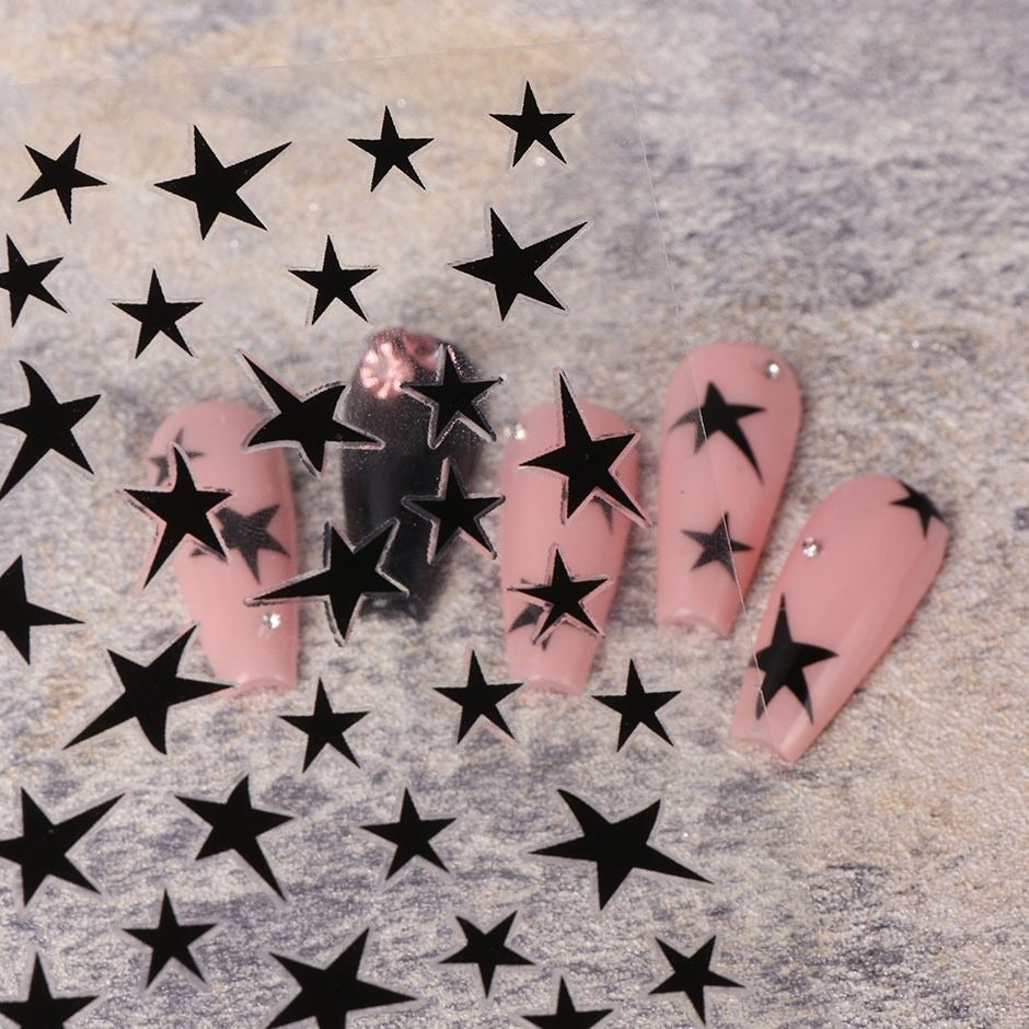 New Water Stickers for Nails Summer Nail Set of Sticker Inscriptions Manicure Sliders Nail Decoration Ribbon Sticker ZJT05
