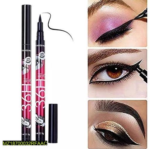 Waterproof Pen Eyeliner Black Pack of 3