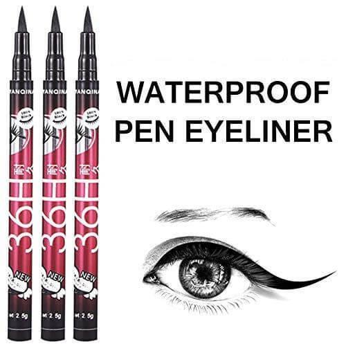 Waterproof Pen Eyeliner Black Pack of 3