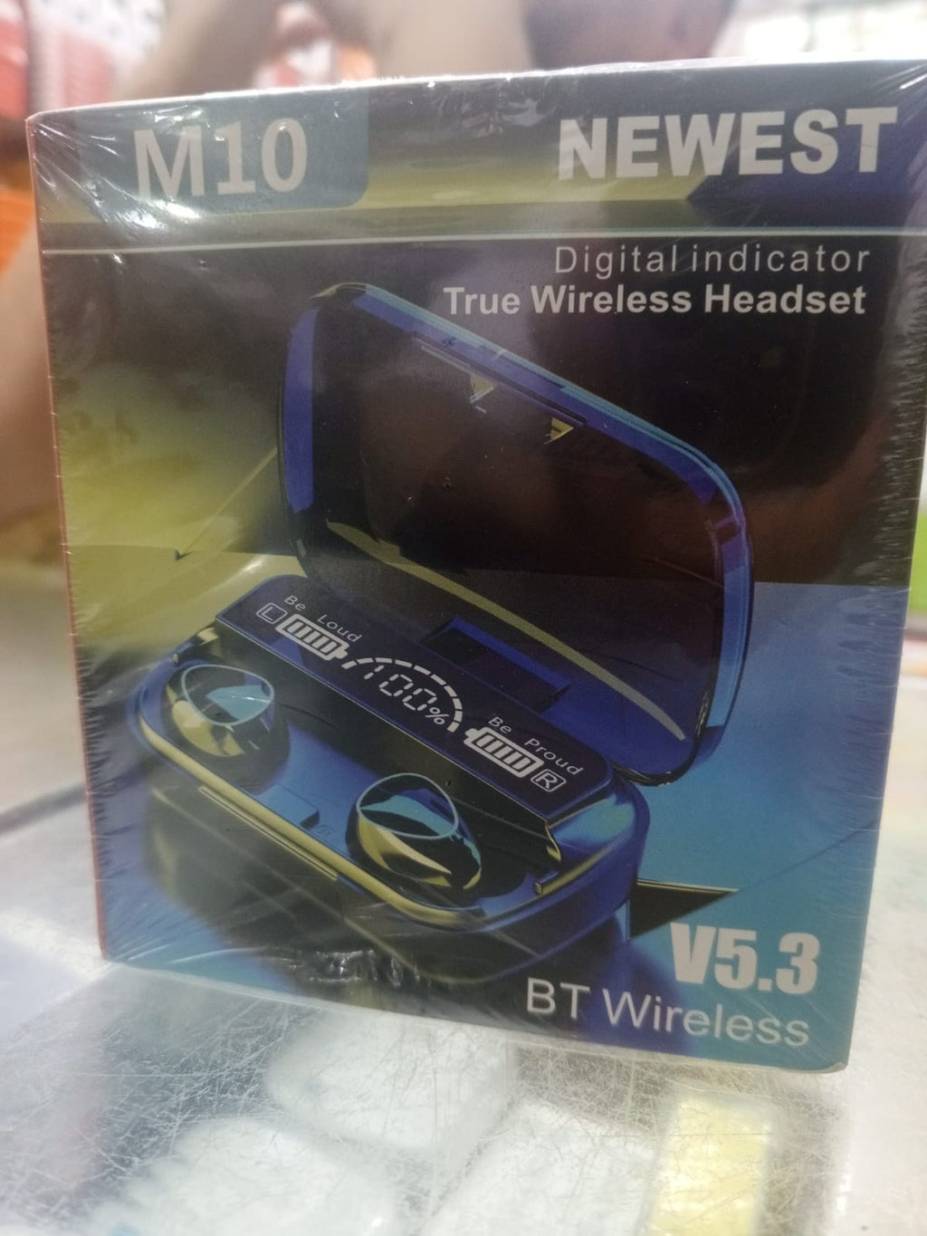 M10 Newest True Wireless Headset – Bluetooth V5.3 with Digital Display
