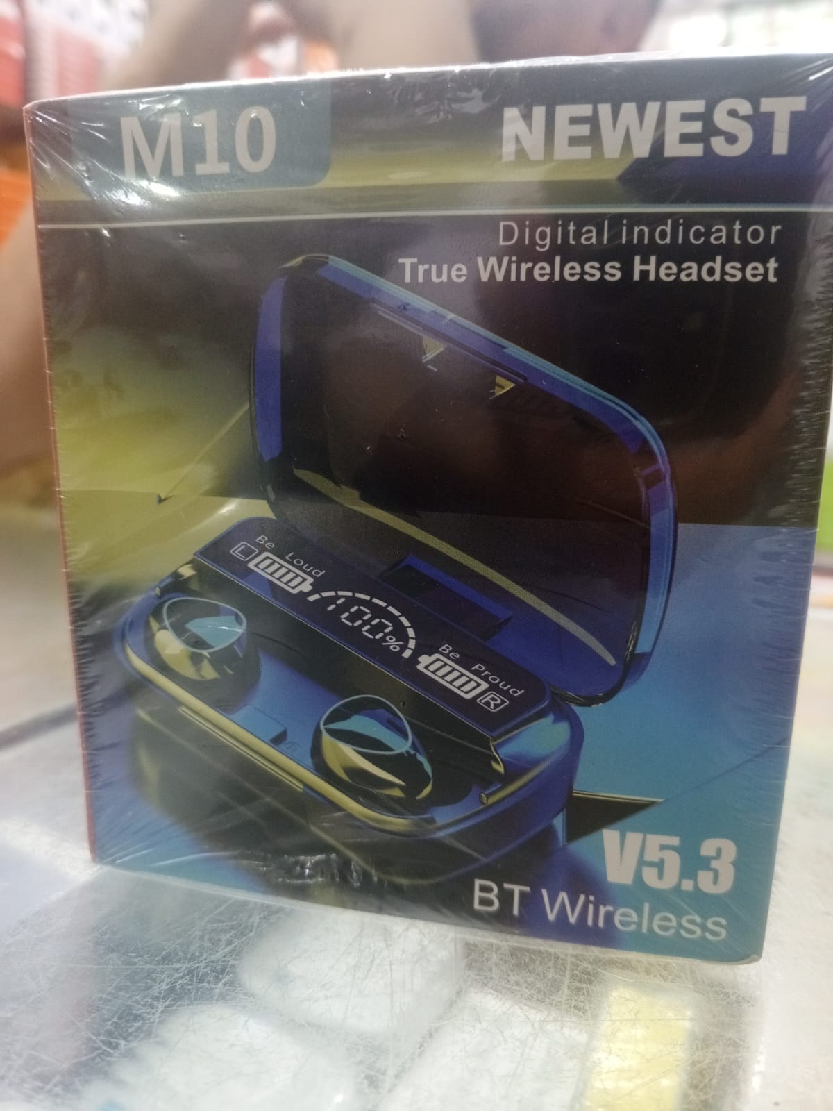 M10 Newest True Wireless Headset – Bluetooth V5.3 with Digital Display