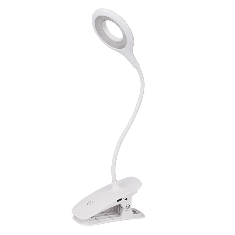 Clip-on Desk Lamp Rechargeable Adjustable Brightness